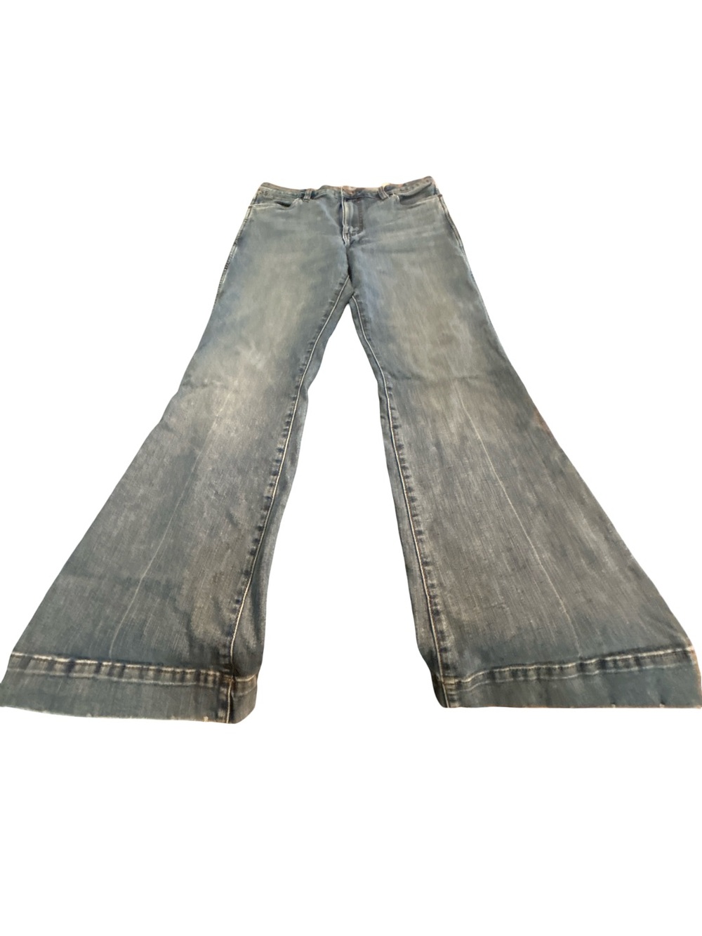Wrangler Retro High Rise Trouser Jeans Wide Leg Wide Hem Denim Coastal Cowgirl